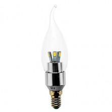 E14 3W 300LM 3000K Warm White Light LED Candle Bulb (85-220V)
